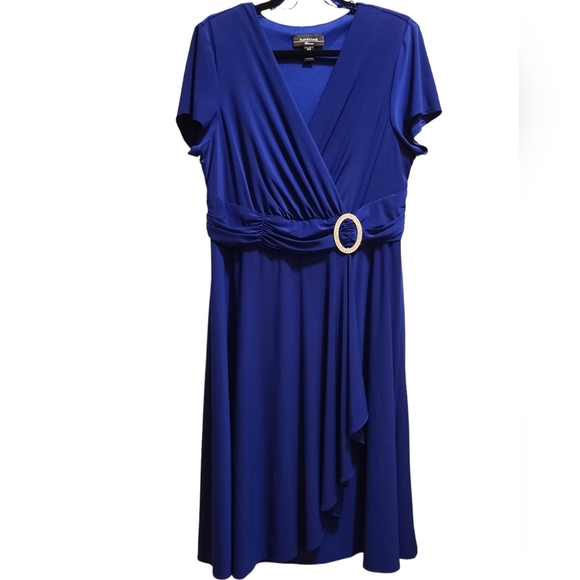 NWOT Faux Wrap Dress 16W - Picture 3 of 9